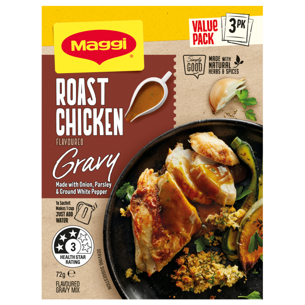 Maggi Gravy Mix Roast Chick 3pk