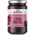 Barker's NZ Black Doris Plum Fruit Jam 350g