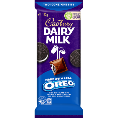 Cadbury Chocolate Block Oreo 162g