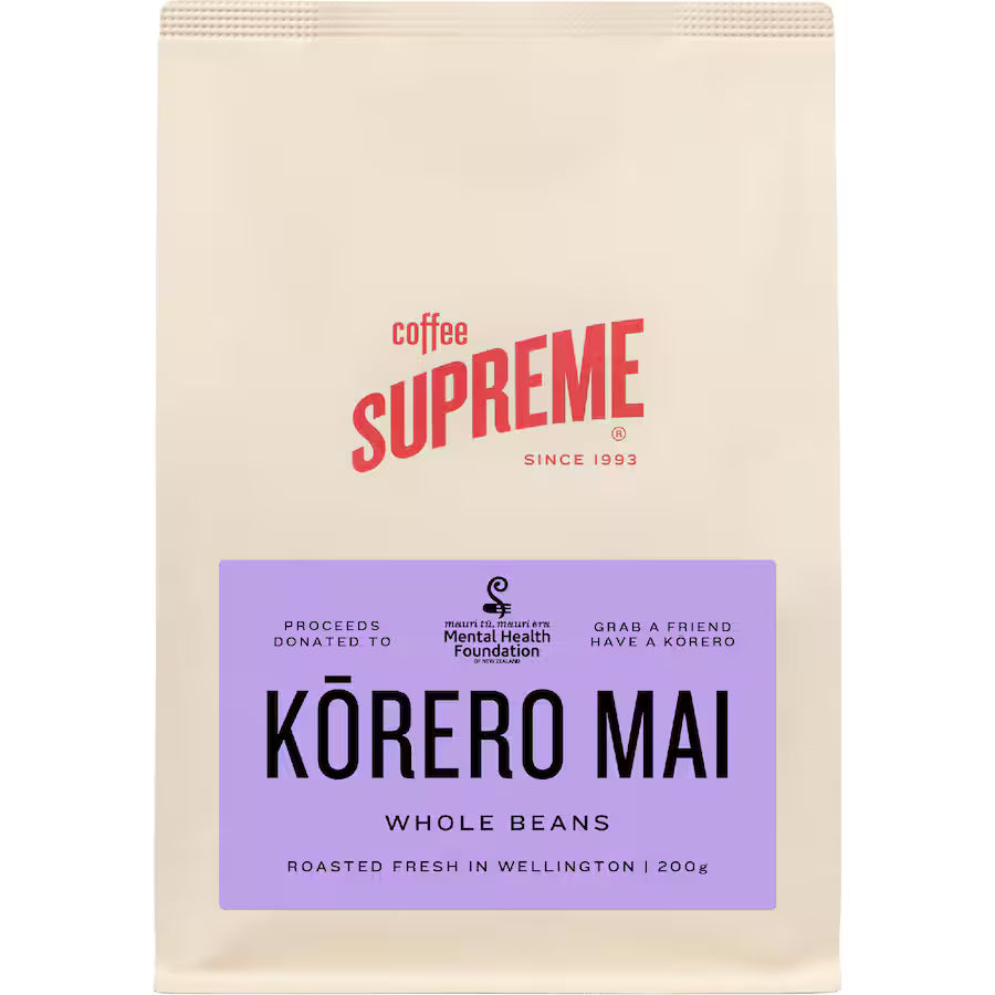 Coffee Supreme Coffee Beans Me Korero Blend Whole 200g