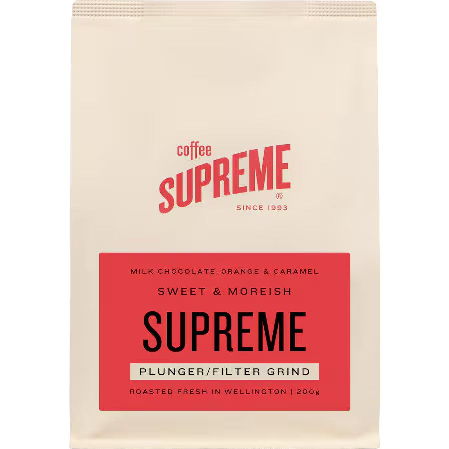 Coffee Supreme Plunger & Filter Grind Supreme Blend 200g