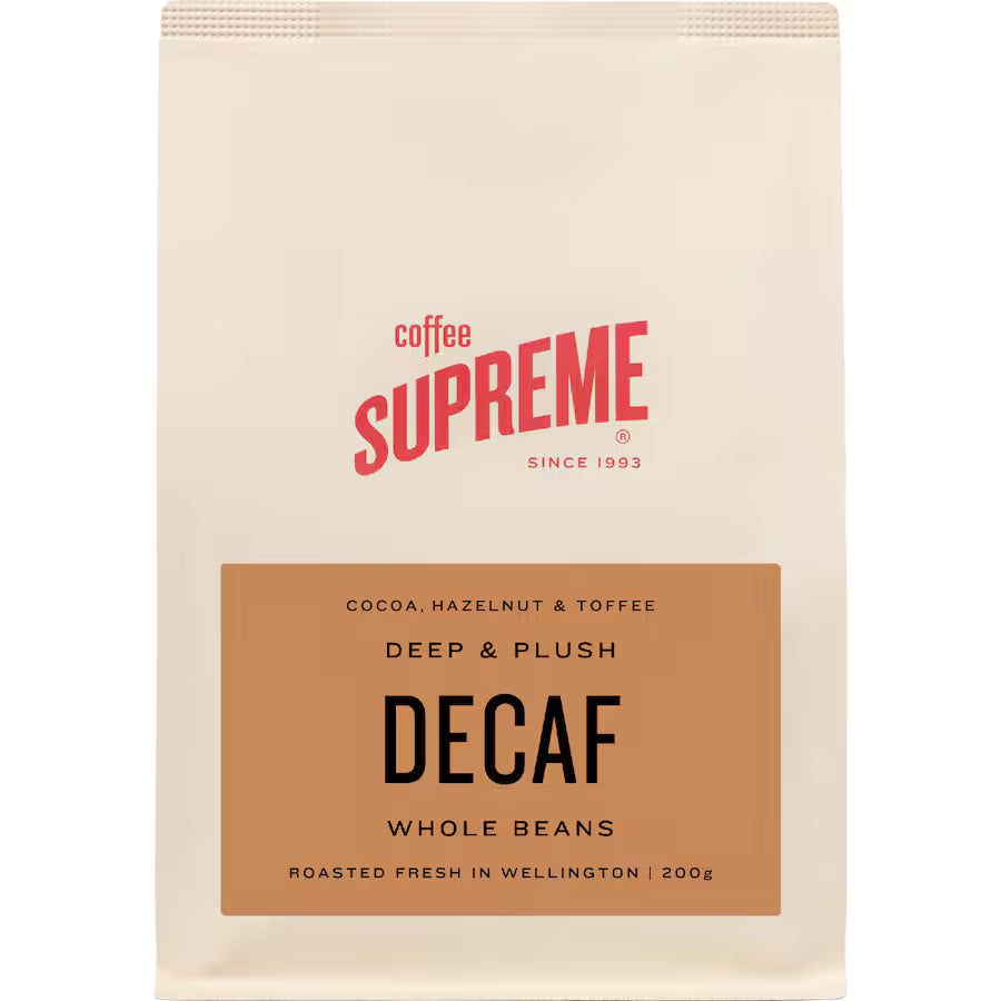 Coffee Supreme Whole Beans Coffee Decaf 200g