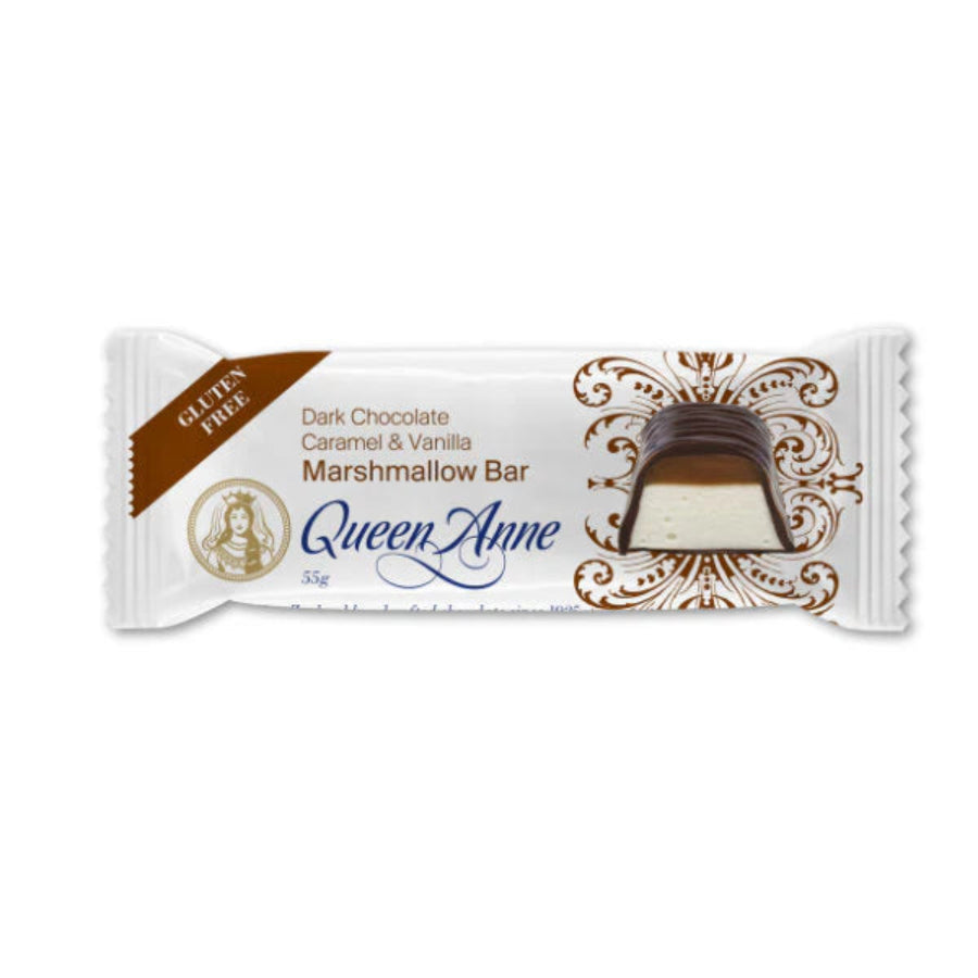Queen Anne Dark Chocolate Caramel & Marshmallow Bar 55g