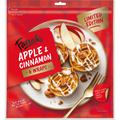 Farrah's Apple & Cinnamon Wraps 6pk