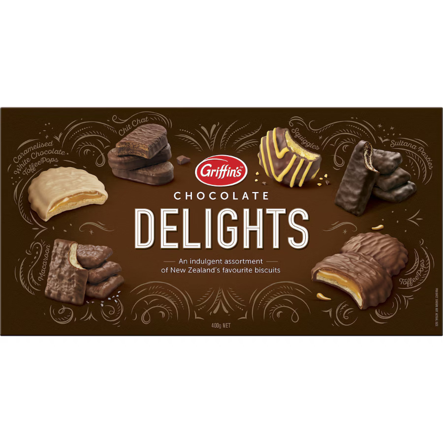Griffins Biscuits Chocolate Delights Box 400g