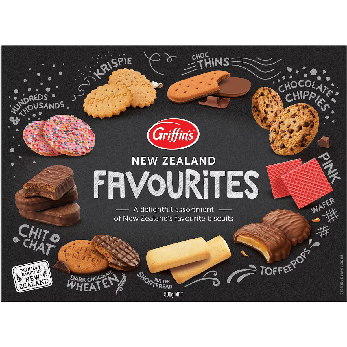 Griffin's Biscuits NZ Favourite Treats Box 500g