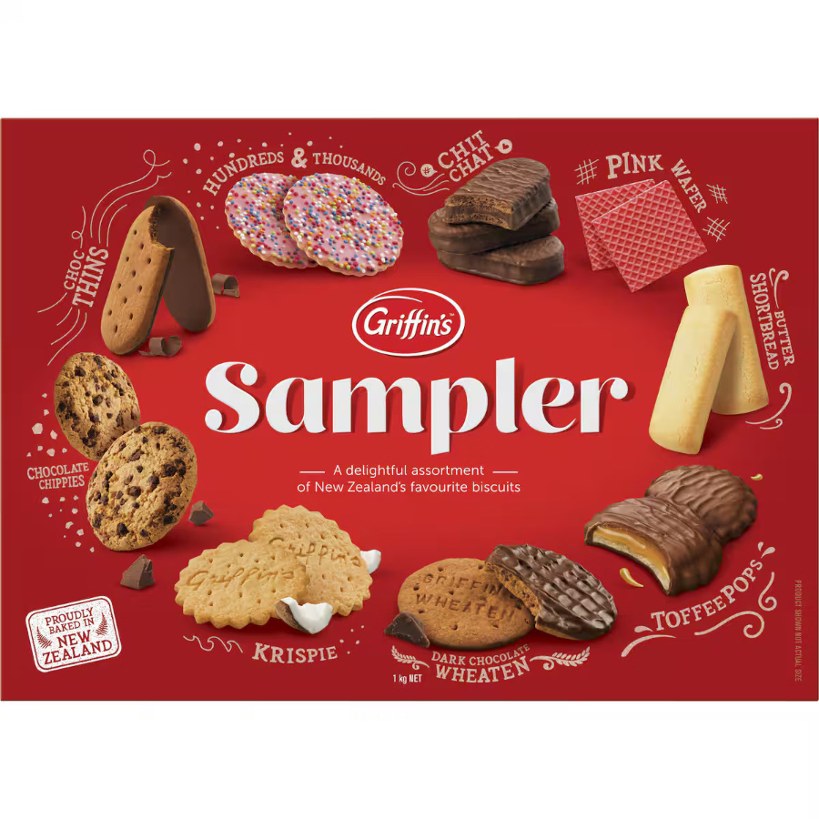 Griffins Sampler Biscuits Assortment 1kg Box