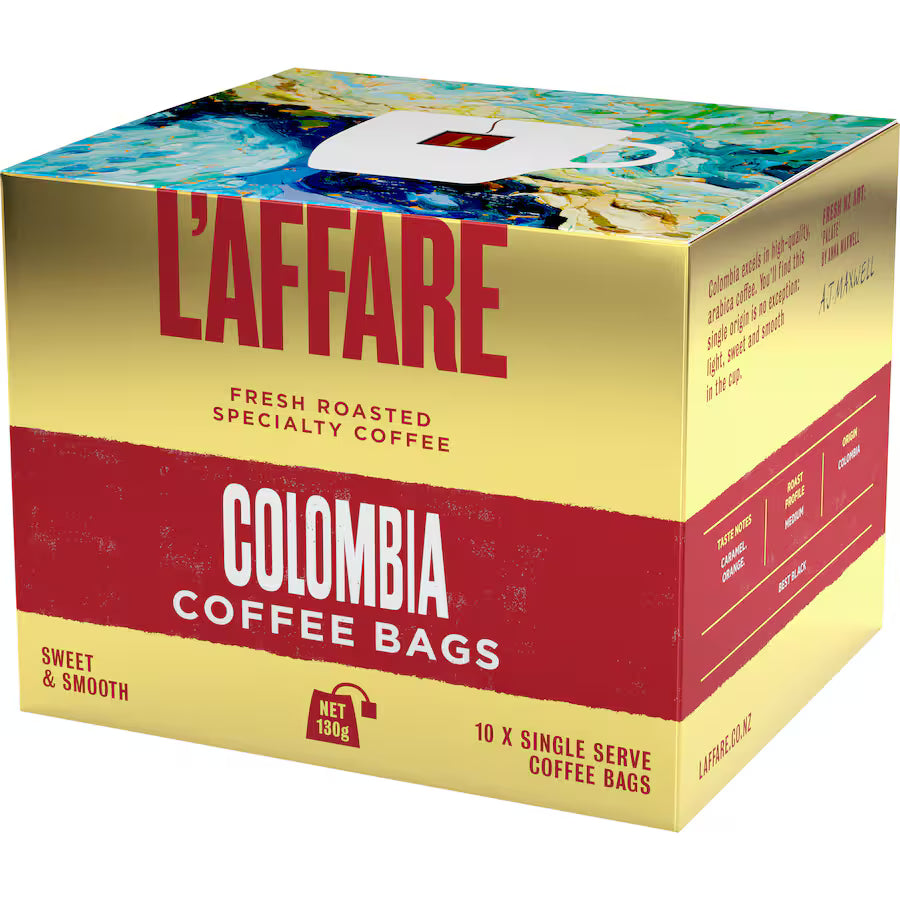 L'affare Colombia Coffee Bags 10pk