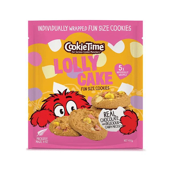 Cookie Time Lolly Cake Fun Size Cookie 5pk