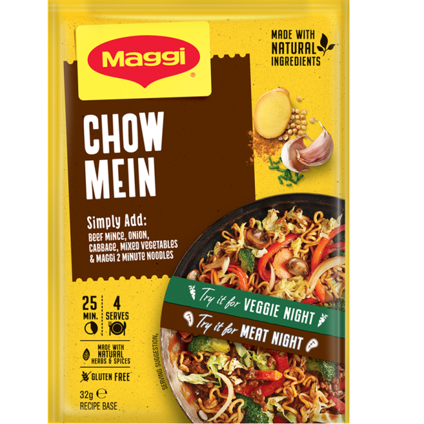 Maggi Recipe Base Beef Chow Mein 32g