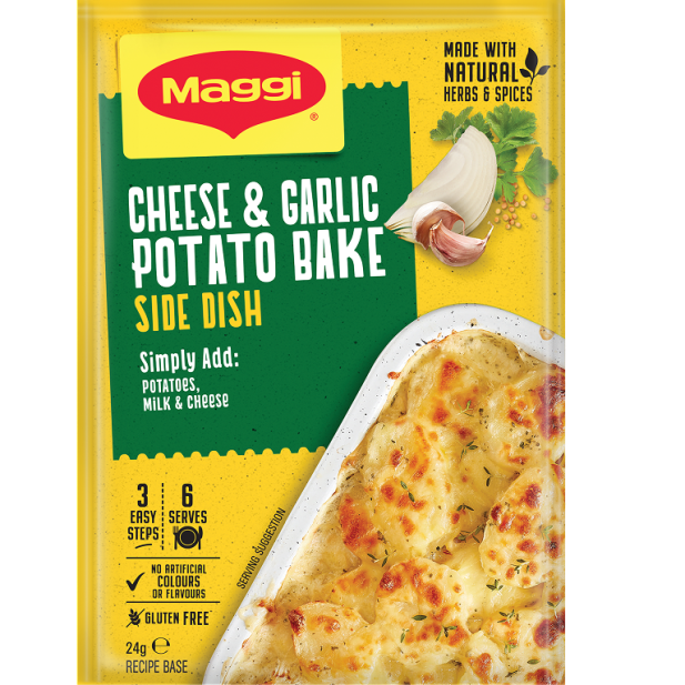 Maggi Side Dish Potato Bake Ch & Garlic 24g