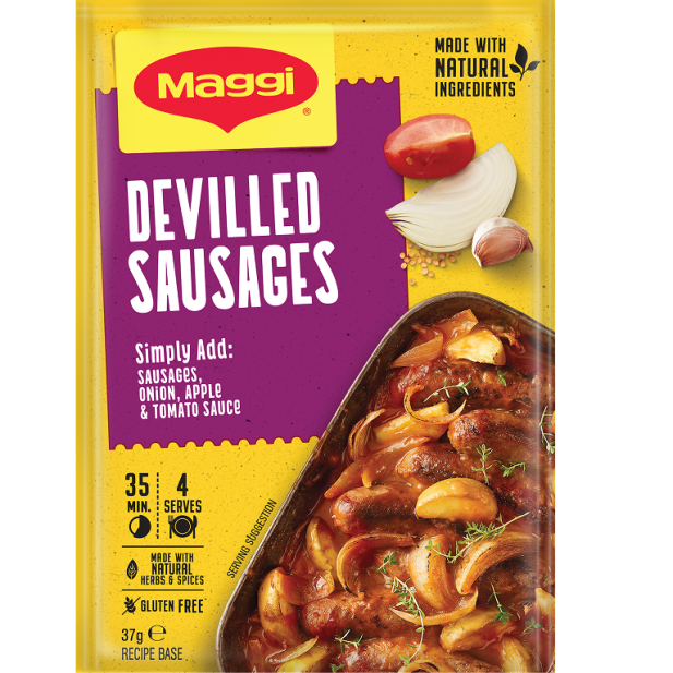 Maggi Recipe Base Devilled Sausages 37g