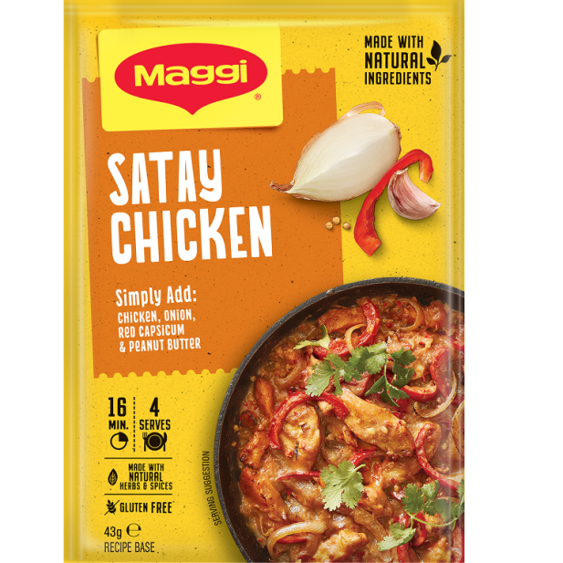 Maggi Recipe Base Satay Chick 43g