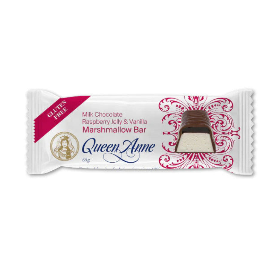 Queen Anne Milk Chocolate Raspberry Jelly & Marshmallow Bar 55g