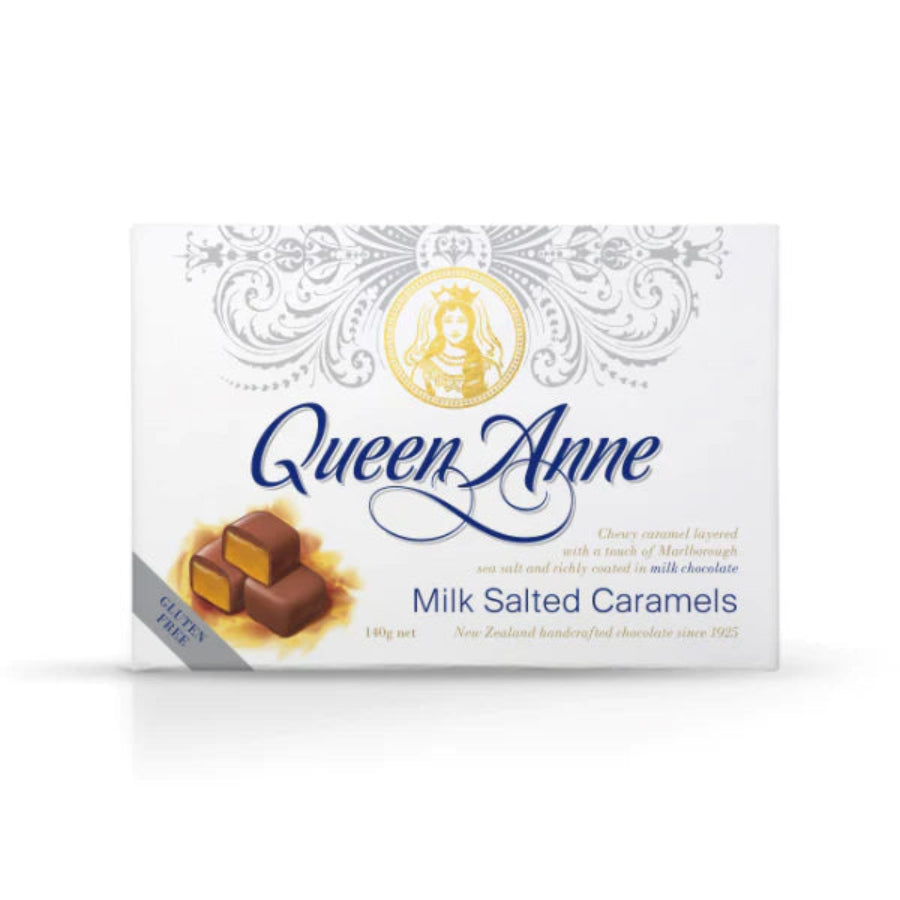 Queen Anne Milk Chocolate Salted Caramels Box 140g