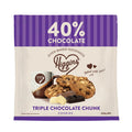 Mrs Higgins 40% Chocolate Triple Chocolate Chunk Cookies 300g