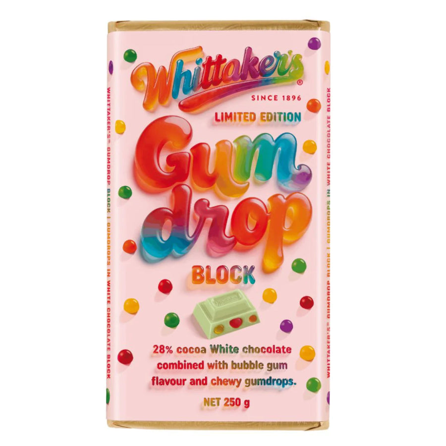 Whittakers Chocolate Block Gum Drop [LIMITED EDITION] 250g
