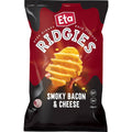 Eta Ridges Chips Smoky Bacon & Cheese 140g