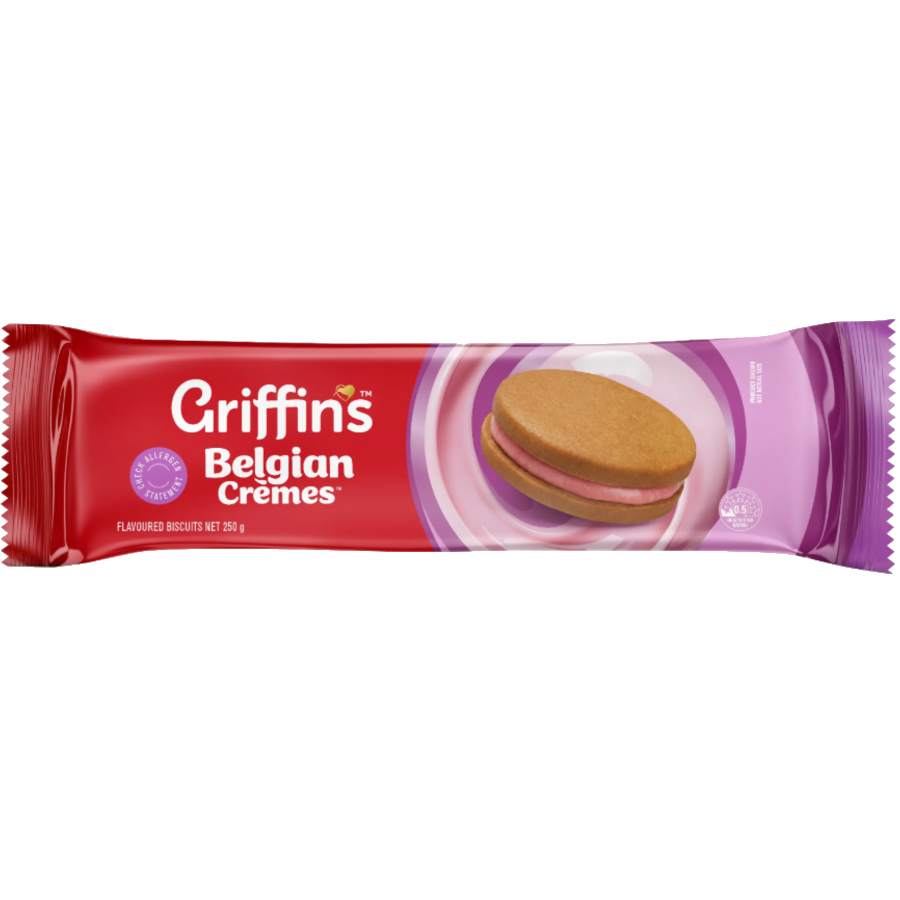 Griffins Creme Filled Belgian pkt 250g