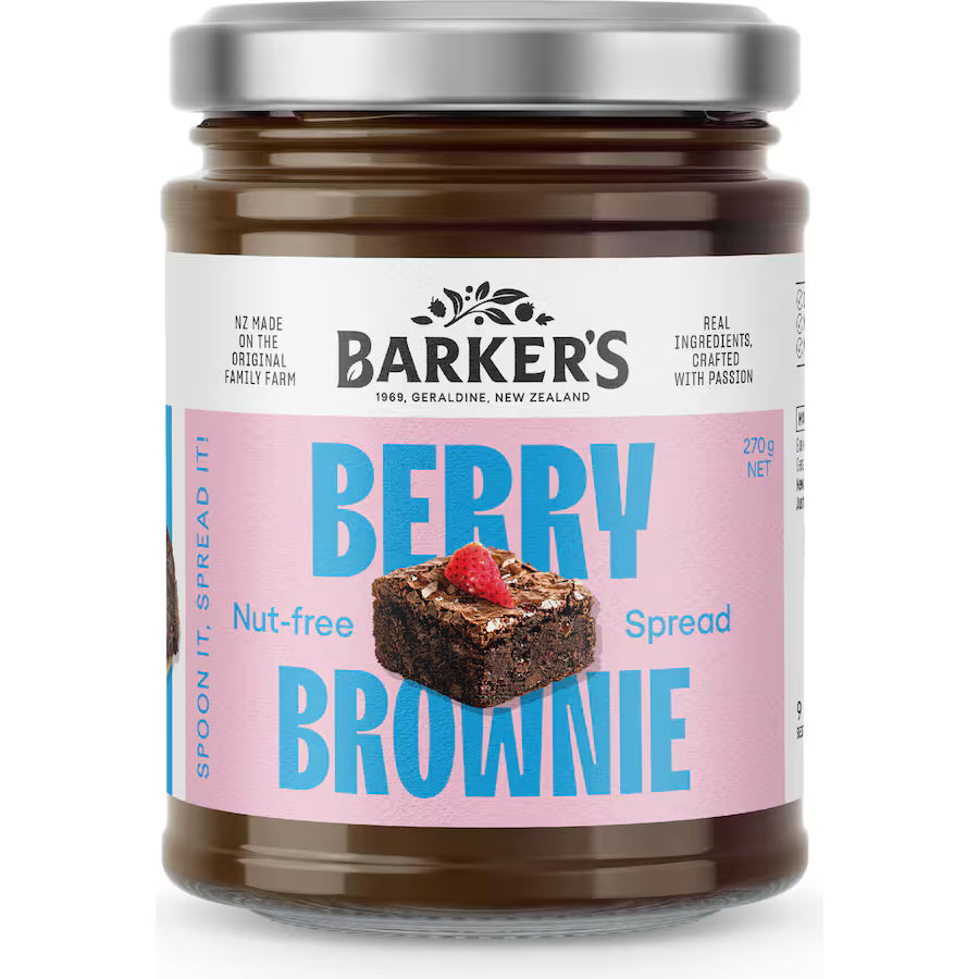Barkers Berry Brownie Spread 270g