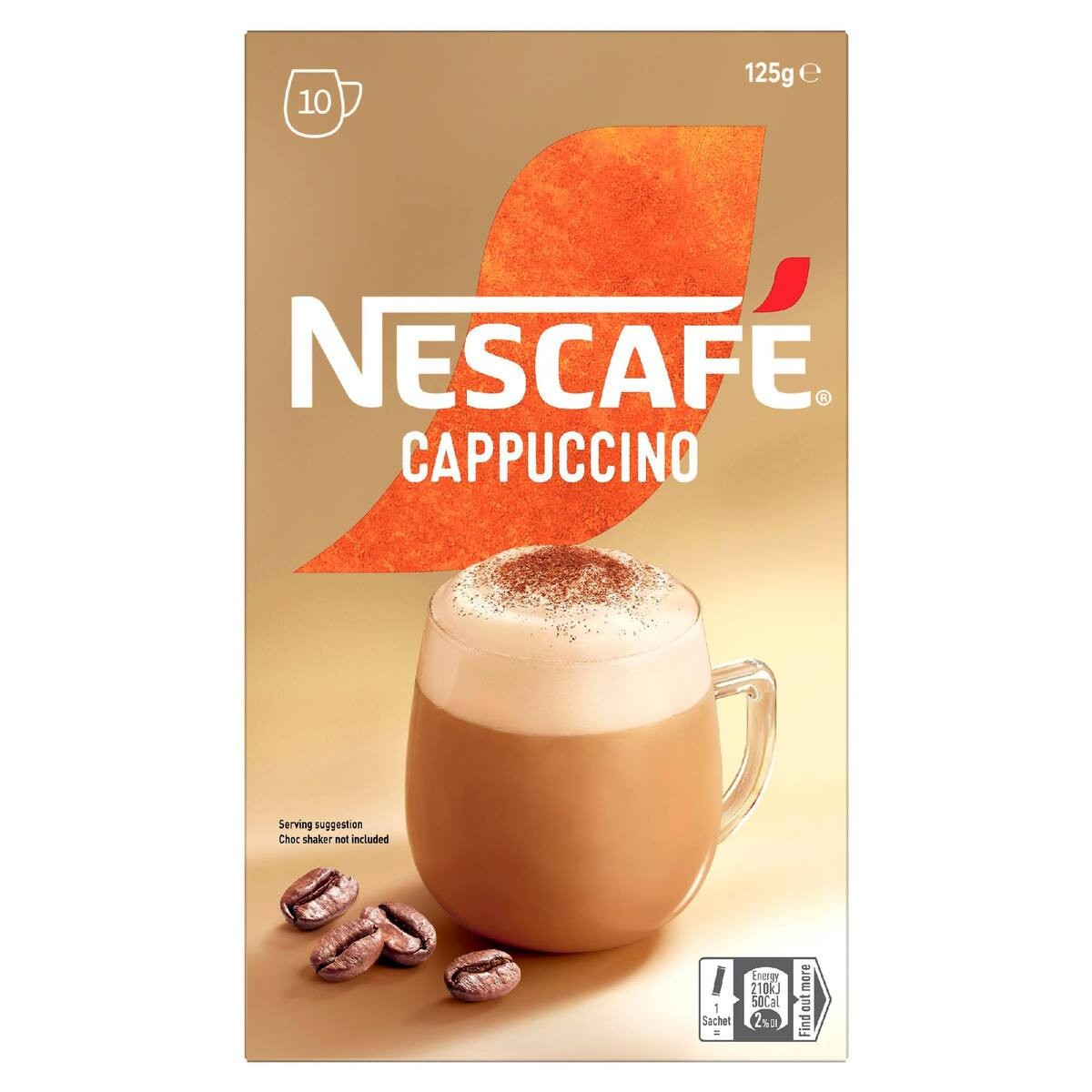 Nescafe Coffee Mix Cappuccino 10 sachets 180g