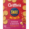 Griffins Snax Minis Ch & Bacon 135g