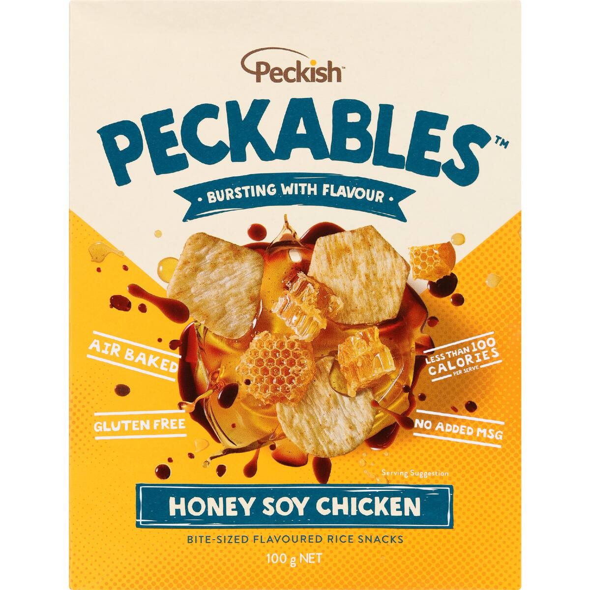 Peckish Peckables Rice Snacks H Soy Chicken 100g