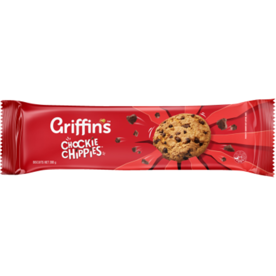 Griffins Cookie Bear Biscuits Chocolate Chippies 200g