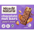 Nice & Natural Peanut & Almond Choc Nut Bars 180g