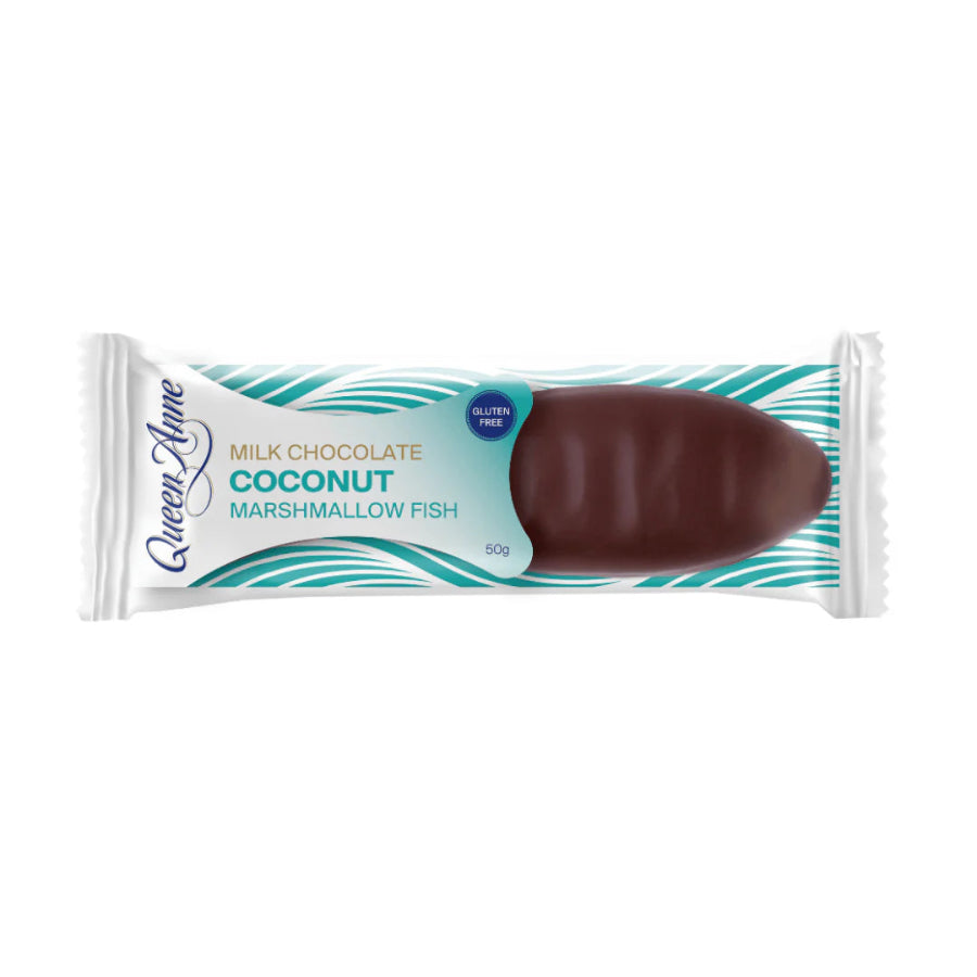 Queen Anne Coconut Chocolate Marshmallow Fish