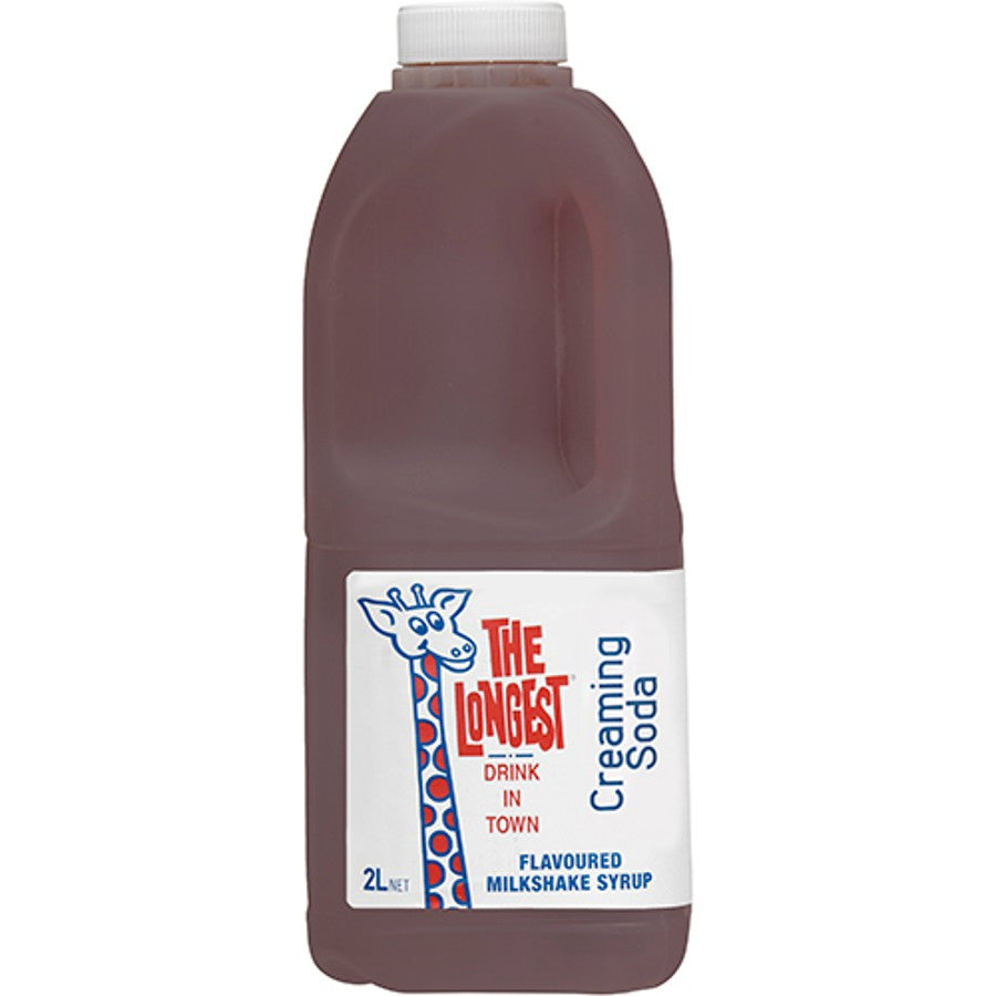 Longest Drink In Town Shake Syrup Creaming Soda 2 Litre