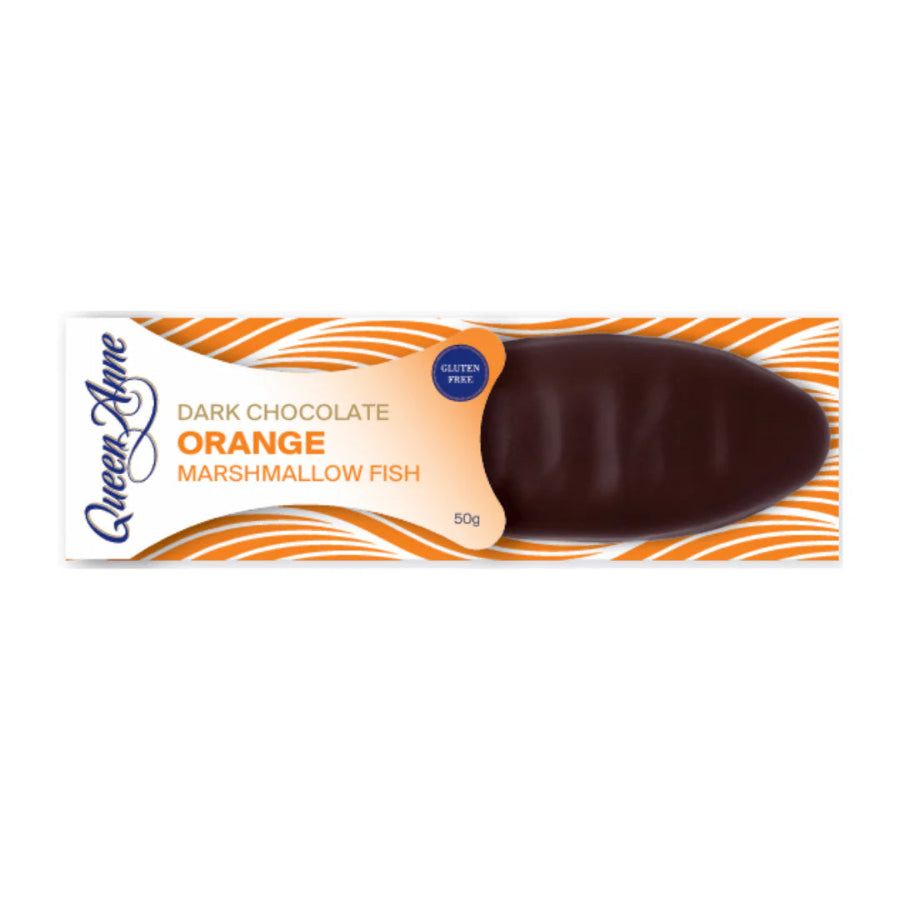 Queen Anne Dark Chocolate Orange Marshmallow Fish