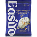 Easiyo Greek Style Coconut with Coconut Bits Yoghurt 225g sachet for making fresh New Zealand yogurt at home.