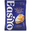 Easiyo Greek Style Vanilla with Plum Yoghurt 220g sachet for making fresh New Zealand yogurt at home.