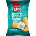 Eta Ripple Cut Chips Sour Cream & Chives 150g
