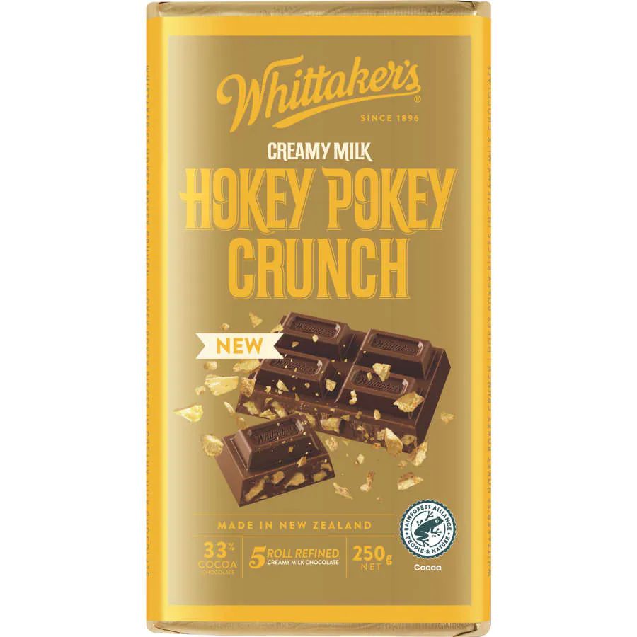 Whittakers Chocolate Block Hokey Pokey Crunch 250g