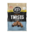 RJs Licorice Chocolate Coated Twists 250g