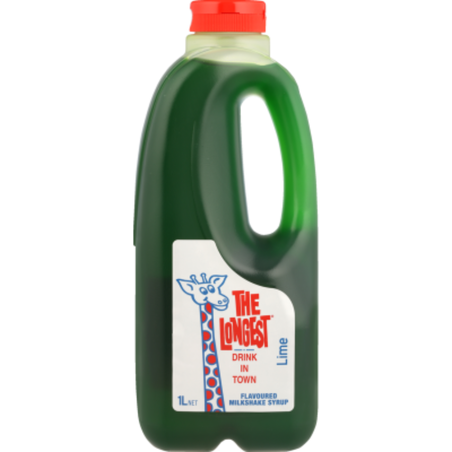 Longest Drink In Town Shake Syrup Lime 1L