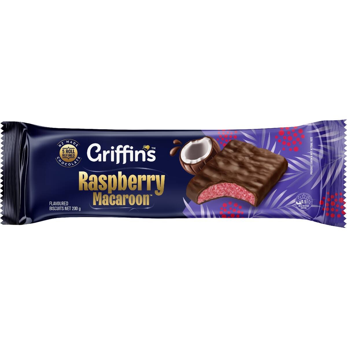 Griffins Macaroons Raspberry Chocolate 200g