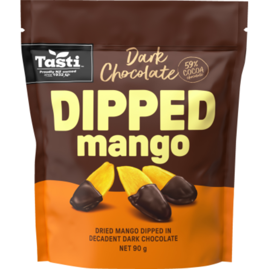 Tasti Dried Mango Chocolate Dipped 90g