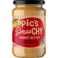 Pics Smoochy Peanut Butter 380g jar New Zealand natural peanut butter smooth and crunchy blend