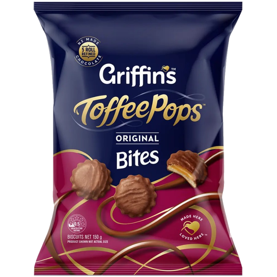 Griffins Toffee Pops Original Bites 150g