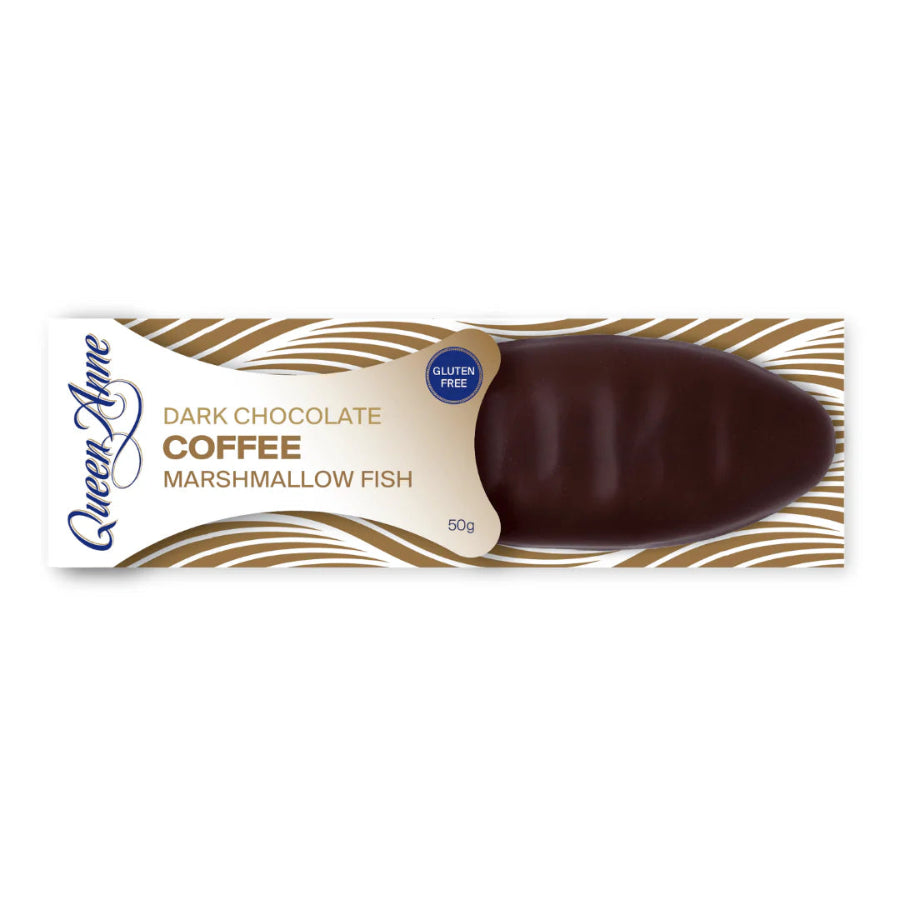 Queen Anne Dark Chocolate Coffee Marshmallow Fish