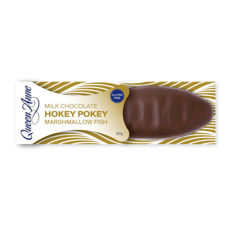 Queen Anne Milk Chocolate Hokey Pokey Marshmallow Fish