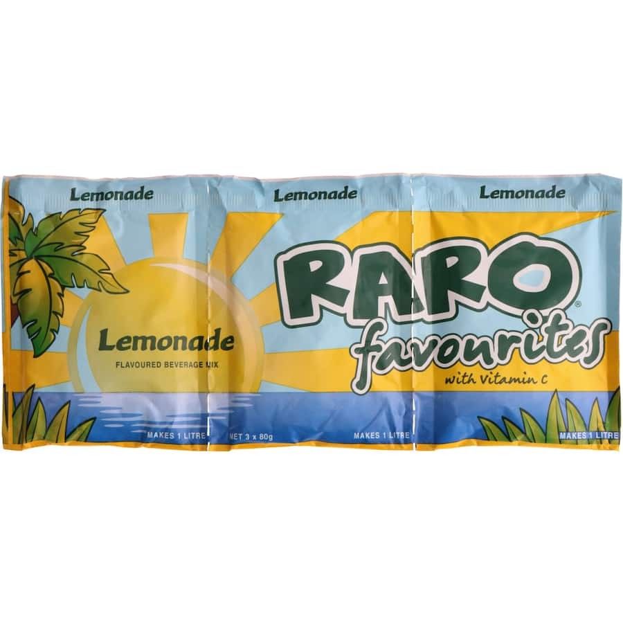 Raro Sachet Lemonade 3pk 240g – The New Zealand Pantry