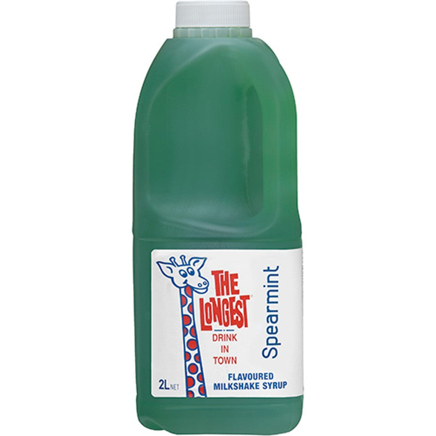Longest Drink In Town Shake Syrup Spearmint 2 Litre