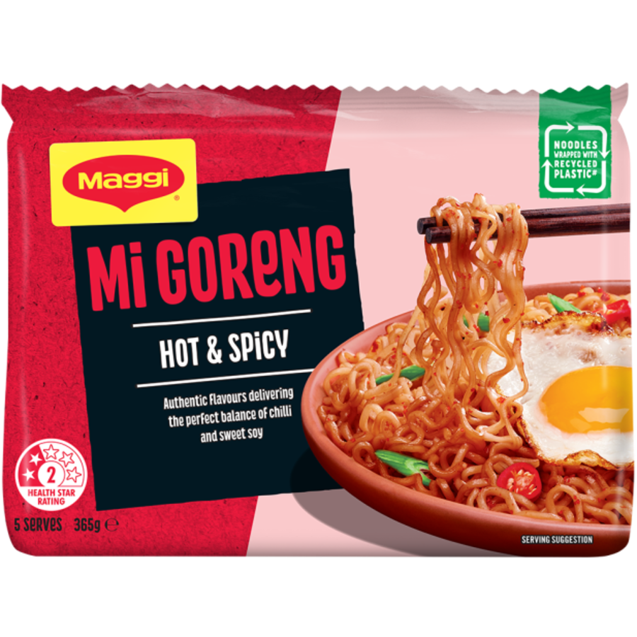 Maggi Mi Goreng Hot & Spicy Noodles 5PK