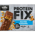 Tasti Protein Muesli Bars Salted Caramel 5 pack of high protein Kiwi snack bars from New Zealand