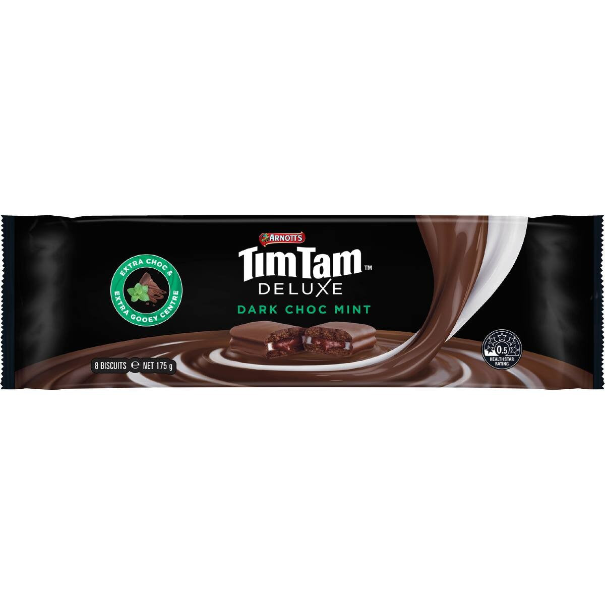 Arnotts Tim Tam Deluxe Dark Choc Mint 175g