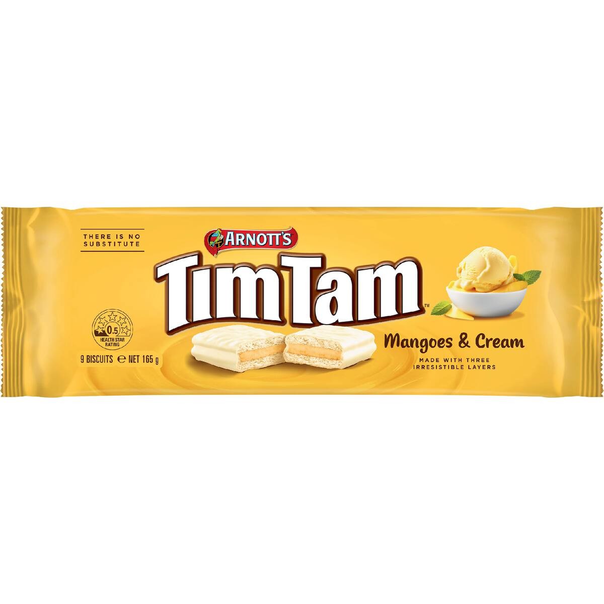 Arnotts Tim Tams Mangoes & Cream 165g